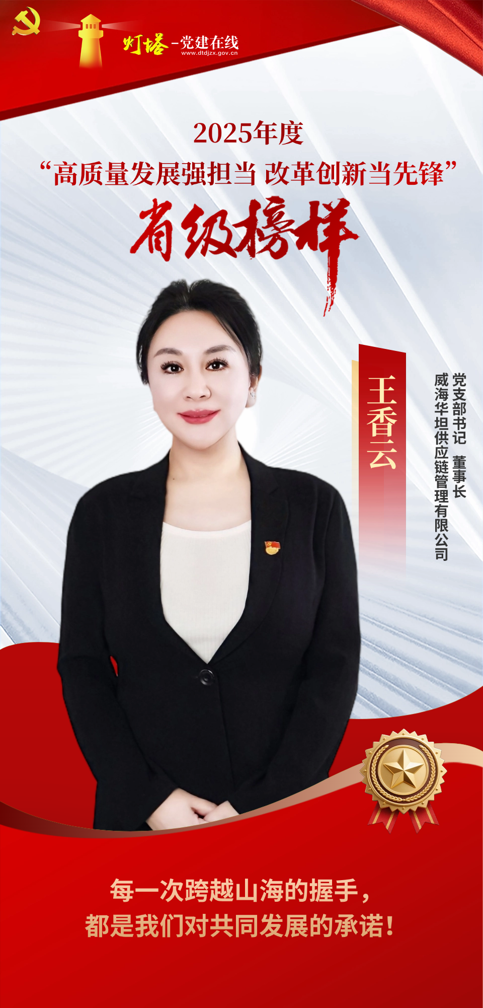 榜样力量丨王香云:新丝路上架金桥